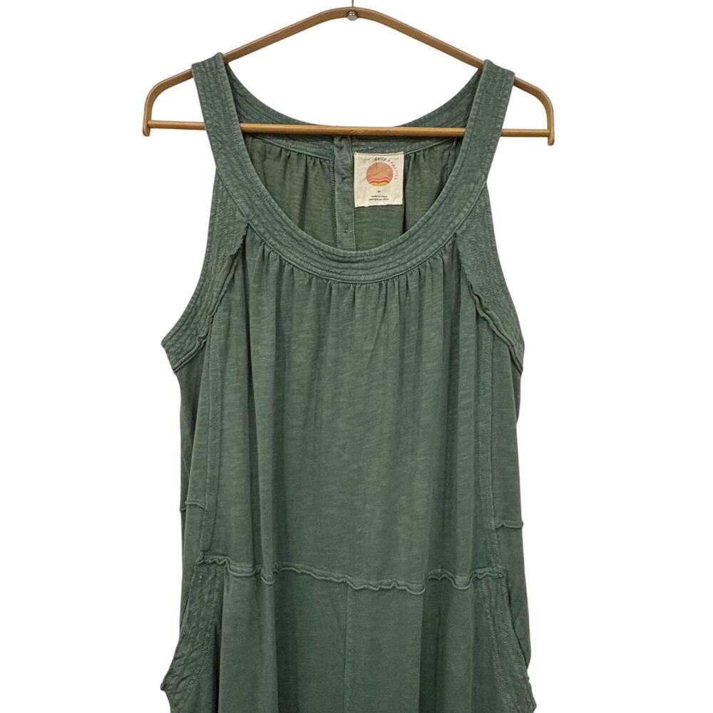 Anthropologie Green Jumpsuit - Picture 2 of 11